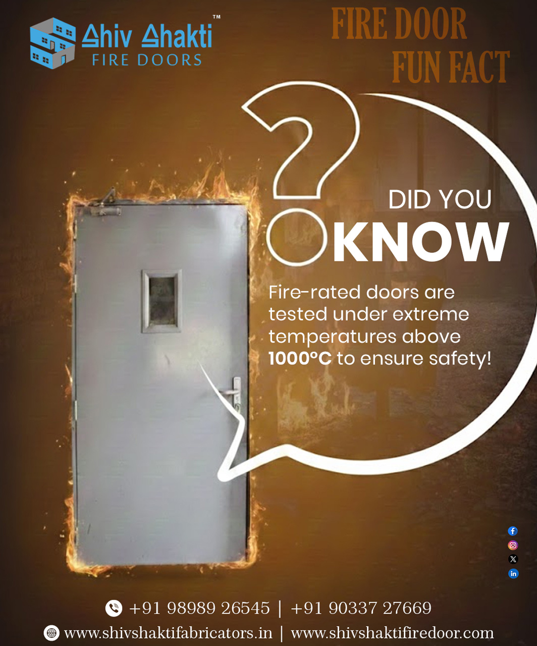 Fire Door Fun Fact: Built to Withstand Extreme Heat