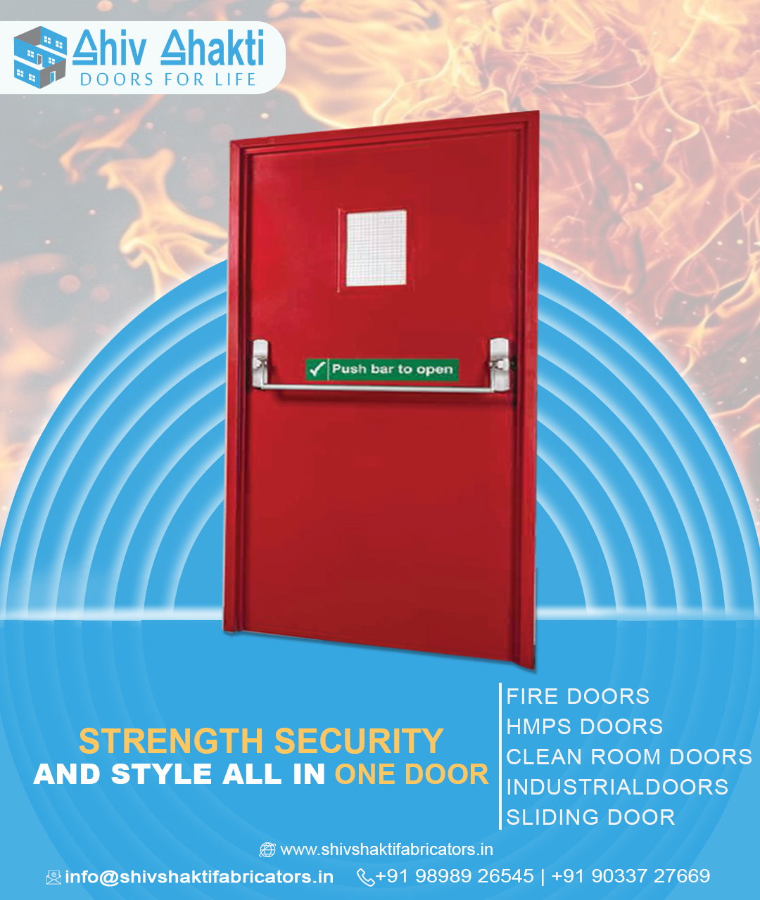 Why Shiv Shakti Fabricators' Doors Are the Smart Choice for Safety and Style